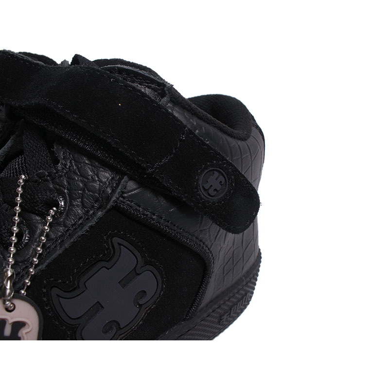 I PATH/ GRASSHOPPER -BLACK CROC LEATHER-
