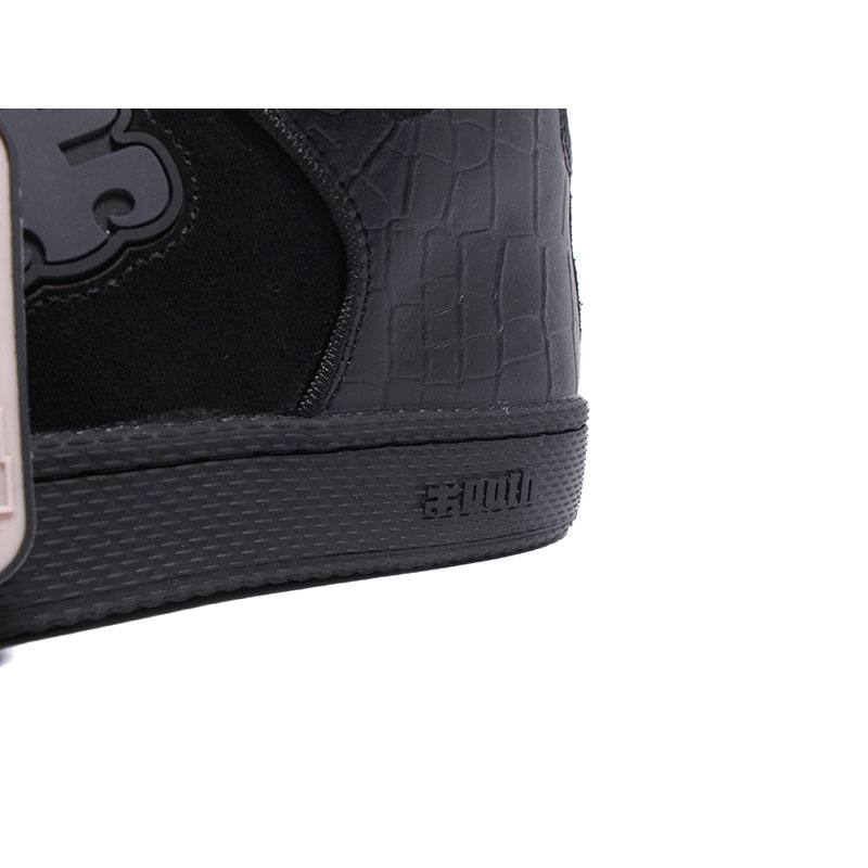 I PATH/ GRASSHOPPER -BLACK CROC LEATHER-