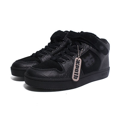 I PATH/ GRASSHOPPER -BLACK CROC LEATHER-