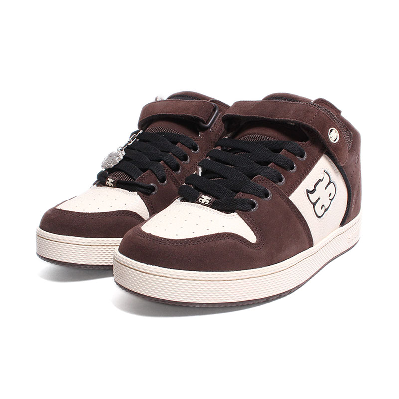 GRASSHOPPER EMBOSSED -BROWN SUEDE-