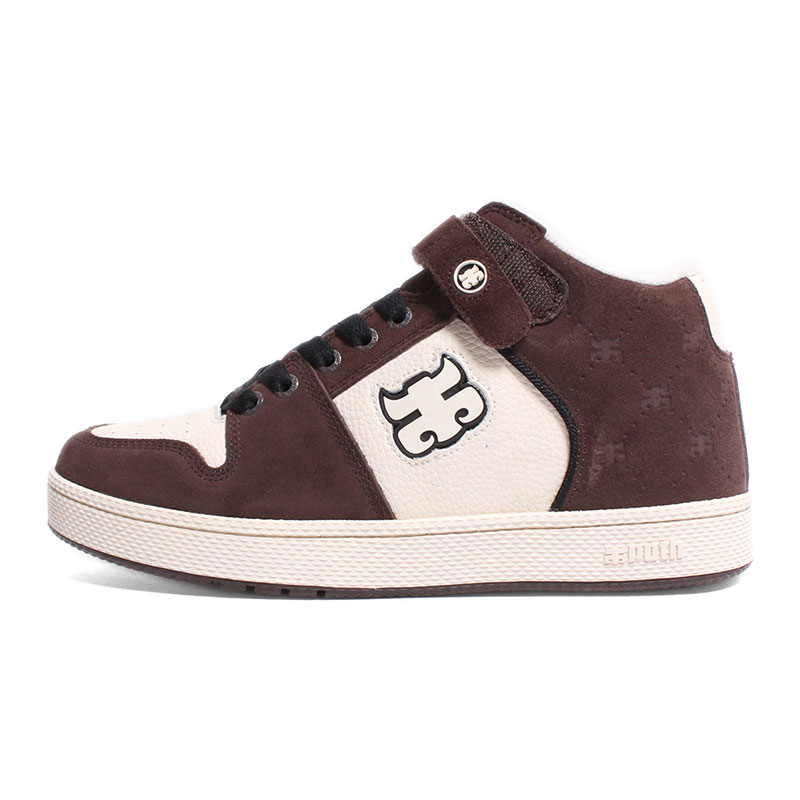 GRASSHOPPER EMBOSSED -BROWN SUEDE-