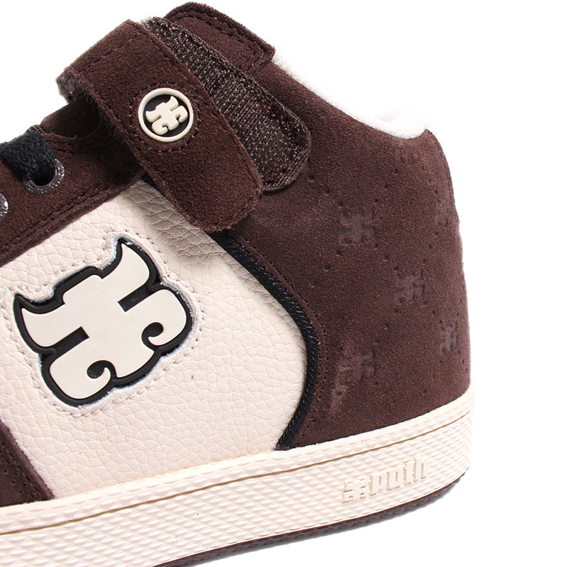 GRASSHOPPER EMBOSSED -BROWN SUEDE-