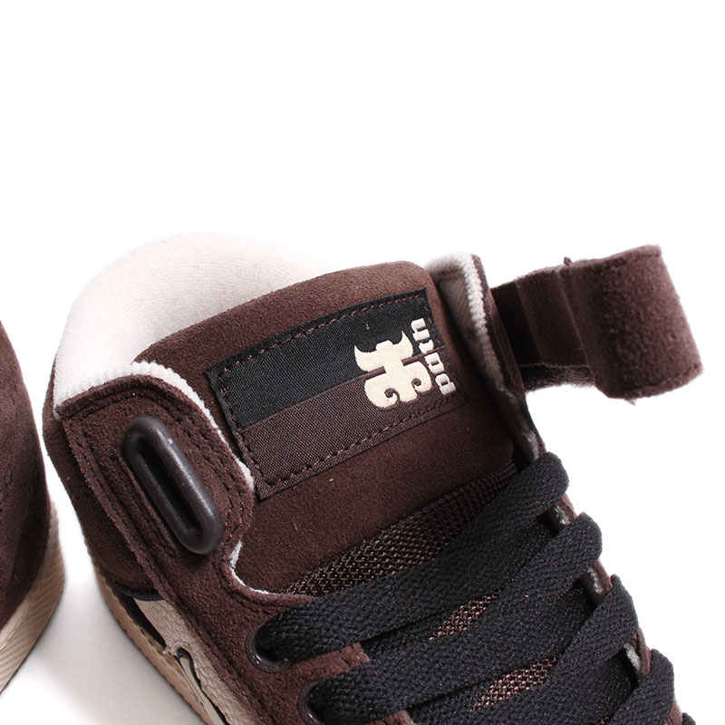GRASSHOPPER EMBOSSED -BROWN SUEDE-