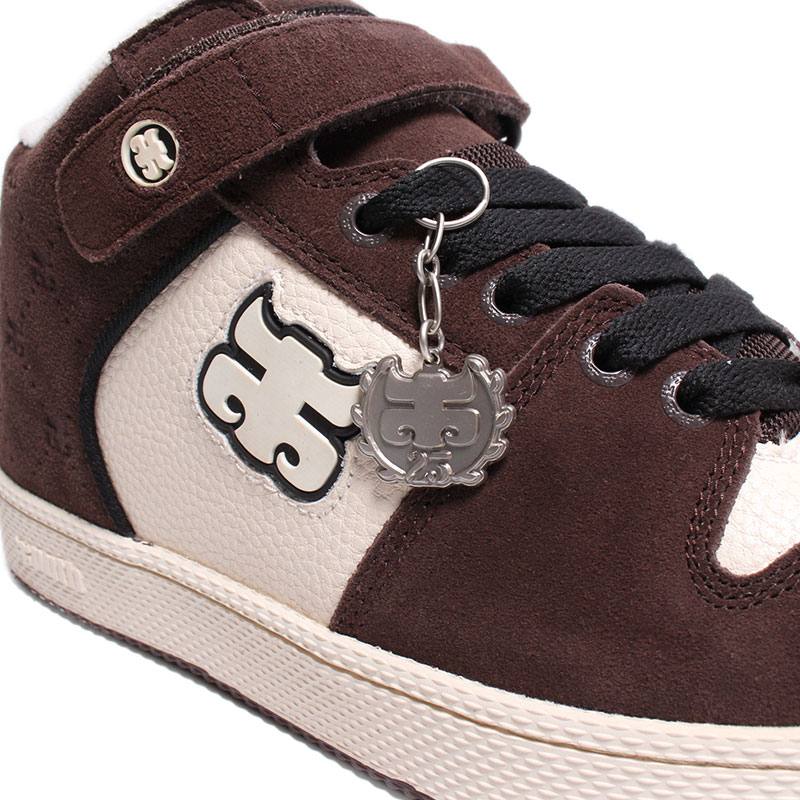 GRASSHOPPER EMBOSSED -BROWN SUEDE-