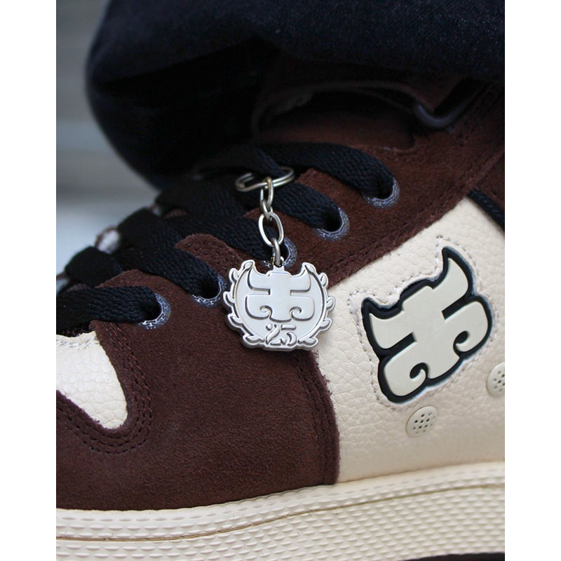 GRASSHOPPER EMBOSSED -BROWN SUEDE-