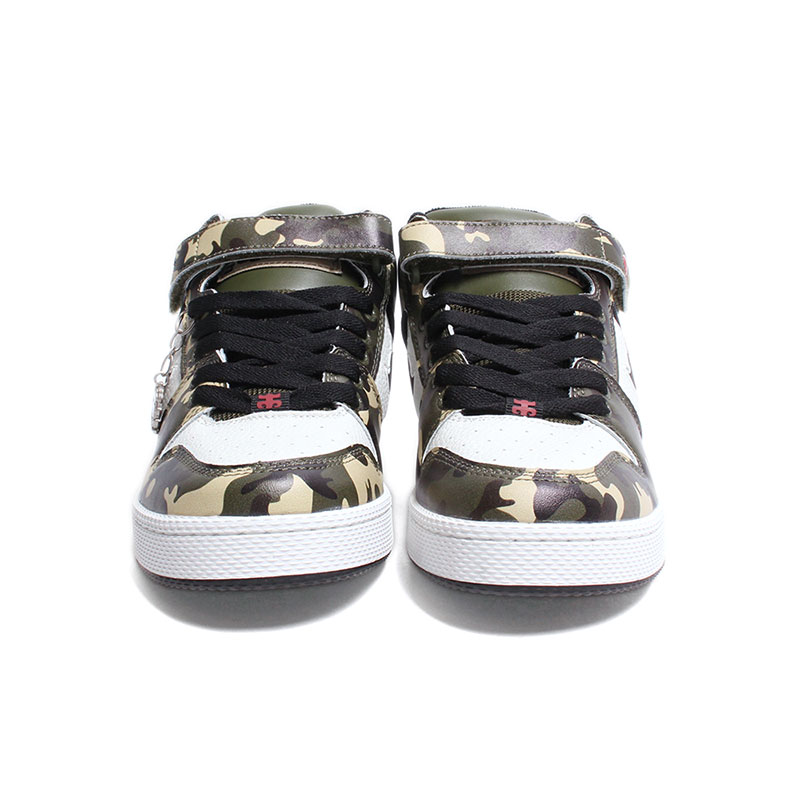 GRASSHOPPER CAMO TUMBLED LEATHER