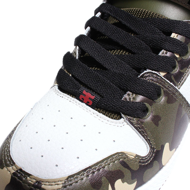 GRASSHOPPER CAMO TUMBLED LEATHER