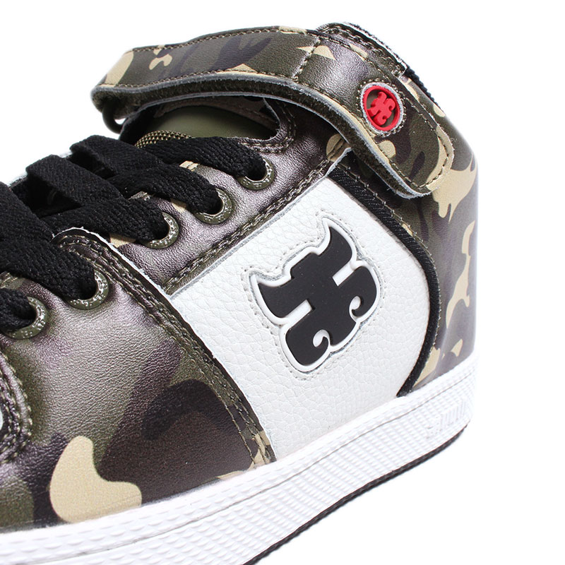 GRASSHOPPER CAMO TUMBLED LEATHER