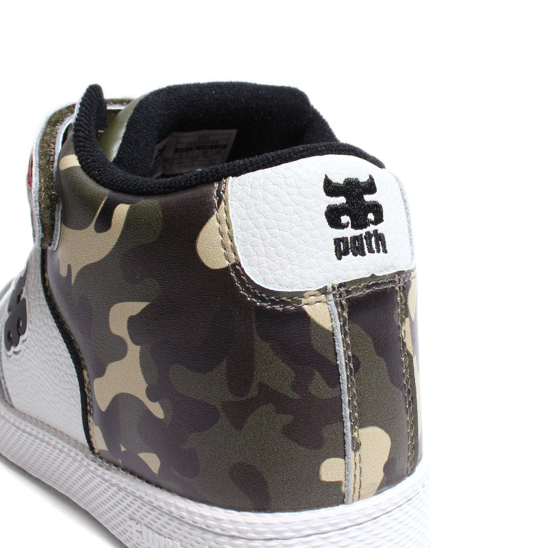 GRASSHOPPER CAMO TUMBLED LEATHER