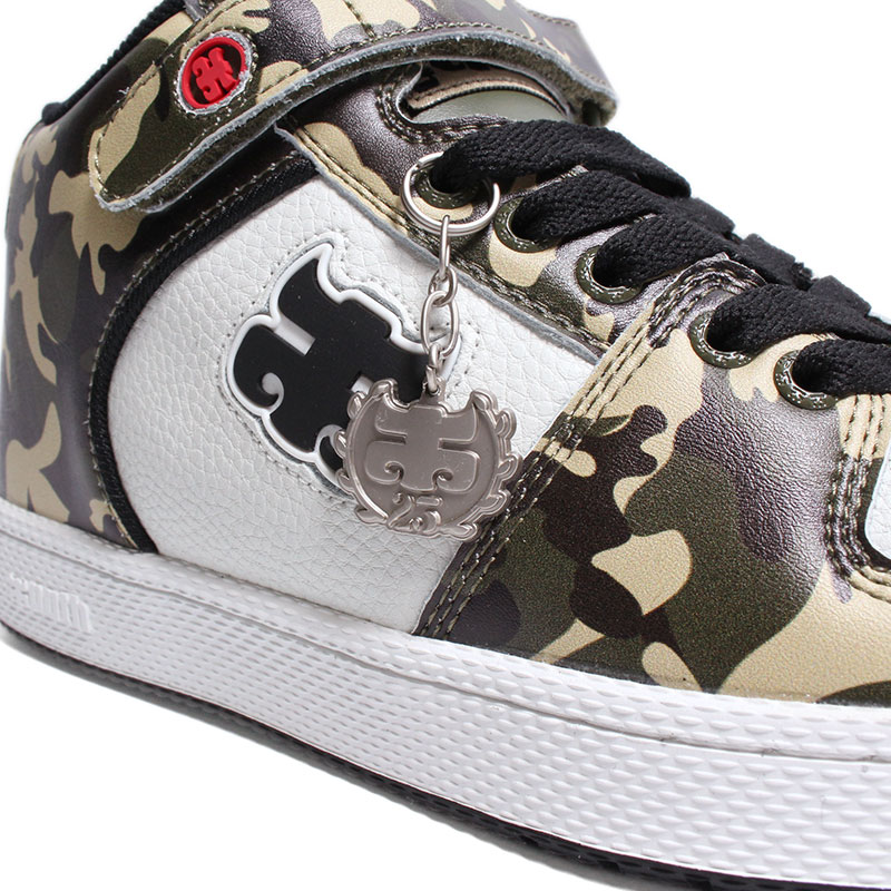 GRASSHOPPER CAMO TUMBLED LEATHER