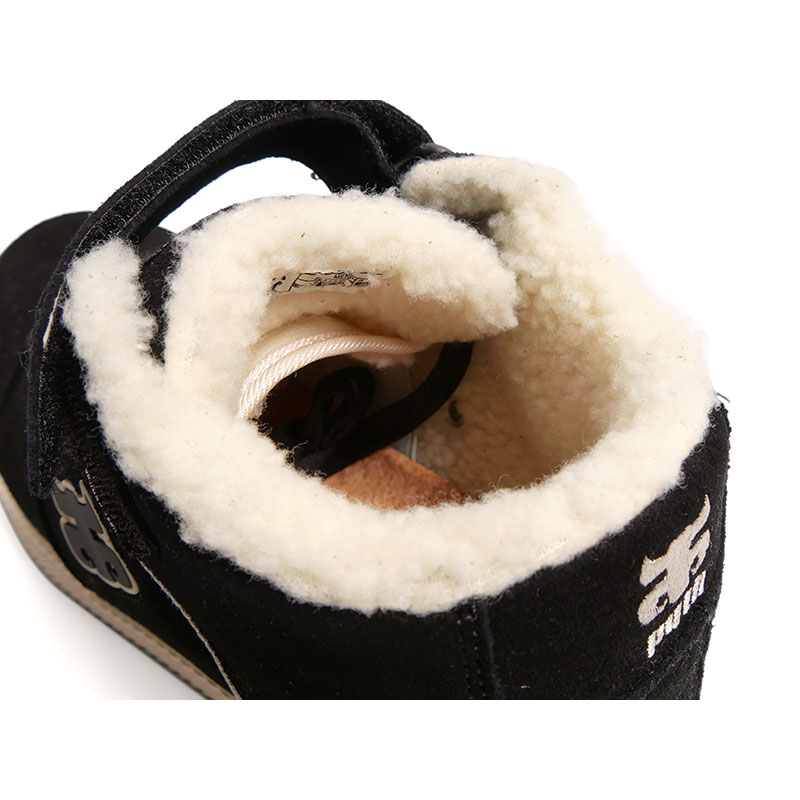 GRASSHOPPER WAXED SUEDE AND SHEARLING