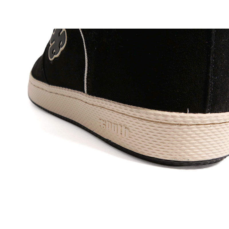 GRASSHOPPER WAXED SUEDE AND SHEARLING