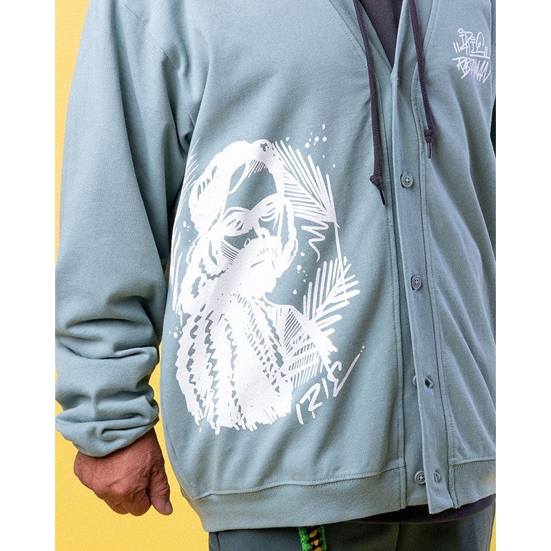 ×かねこじんこう a.k.a kanegooo IRIE RASTAMAN CARDIGAN