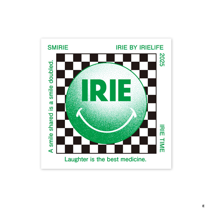 IRIE WATERPROOF STICKER 25SS