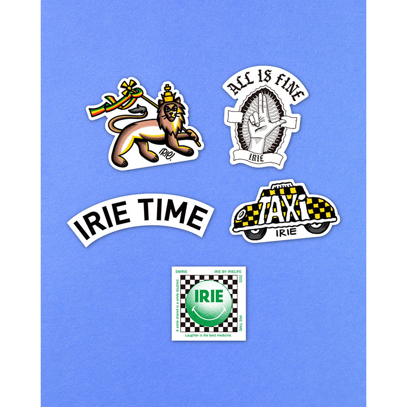 IRIE WATERPROOF STICKER 25SS