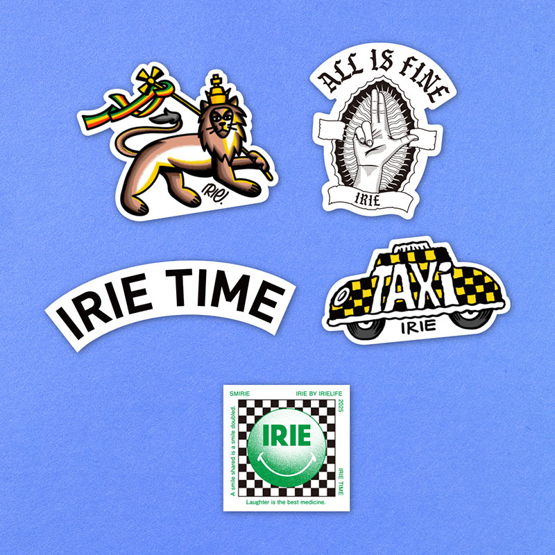 IRIE WATERPROOF STICKER 25SS