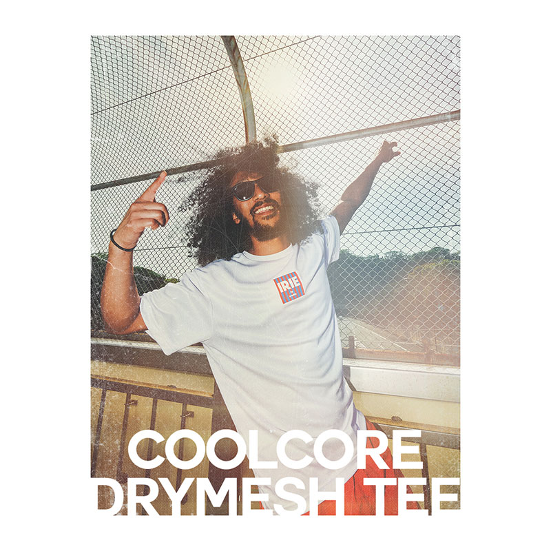 IRIE BOX LOGO COOLCORE DRYMESH TEE
