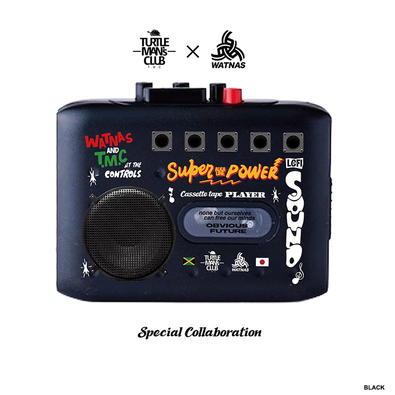 【TAPE】×WATNAS 「Ur SOUND SYSTEM」Cassette Tape PLAYER -TURTLE MAN's CLUB-