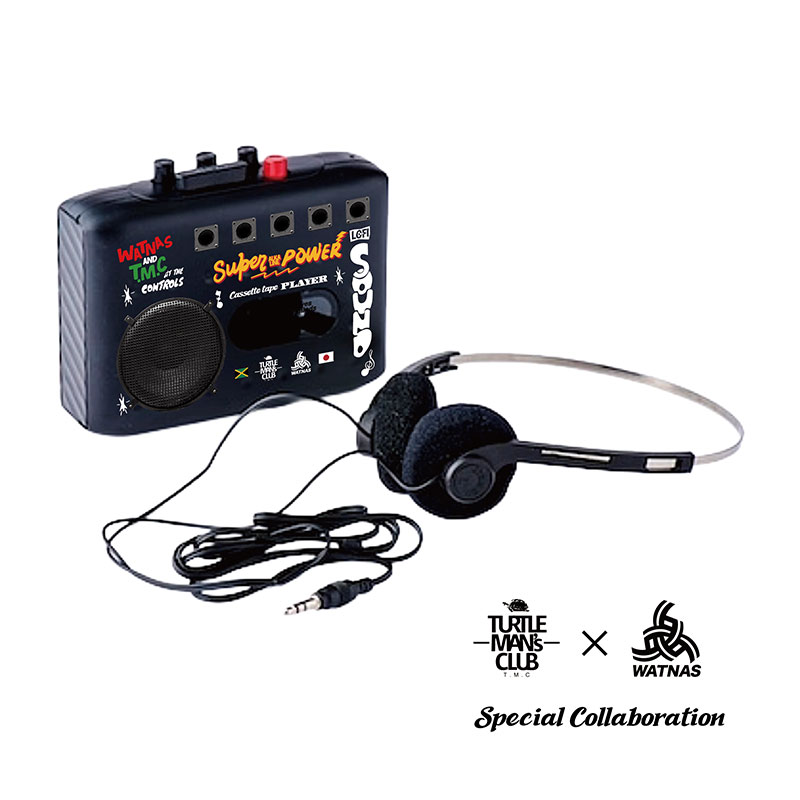 【TAPE】×WATNAS 「Ur SOUND SYSTEM」Cassette Tape PLAYER -TURTLE MAN's CLUB-