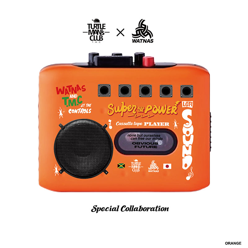 【TAPE】×WATNAS 「Ur SOUND SYSTEM」Cassette Tape PLAYER -TURTLE MAN's CLUB-
