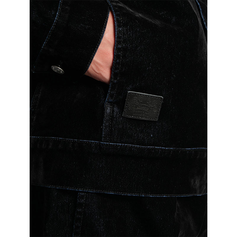 (V)DENIM JACKET -BLACK-