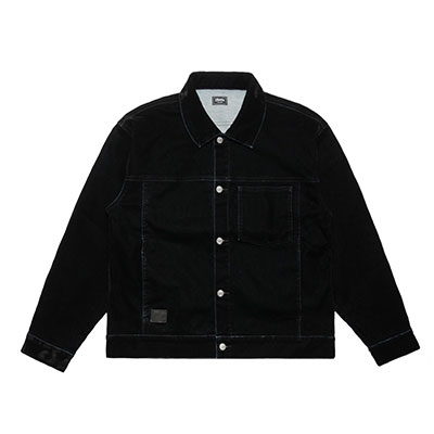 (V)DENIM JACKET -BLACK-