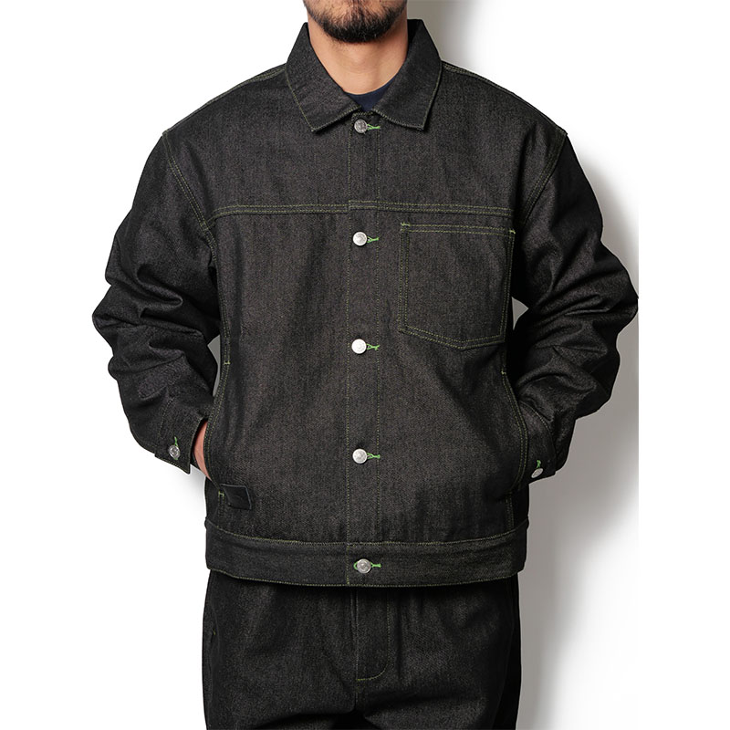 (R) DENIM JACKET -BLACK-