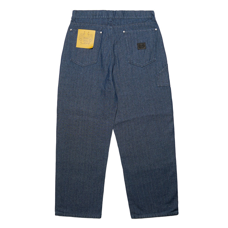 HB DOUBLE KNEE PANTS -NAVY-