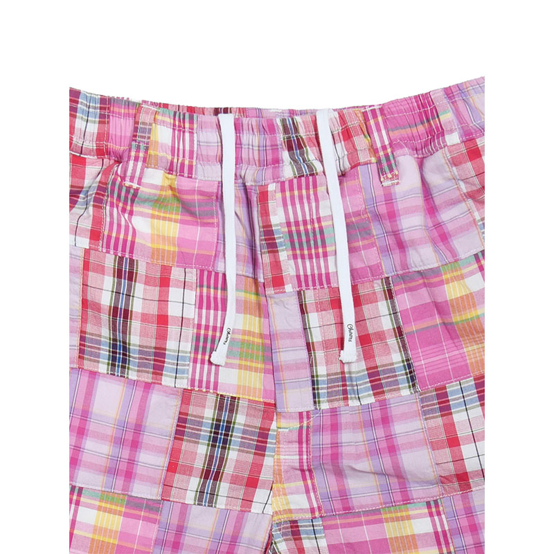 PATCHWORK SHORTS -PINK-