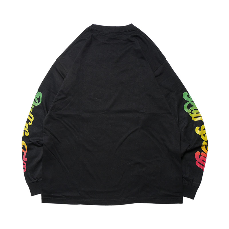 RUFF&TUFF SLEEVE L/S T-SHIRT -BLACK-