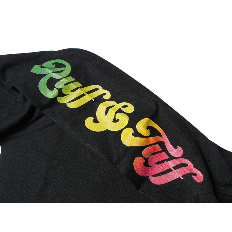 RUFF&TUFF SLEEVE L/S T-SHIRT -BLACK-