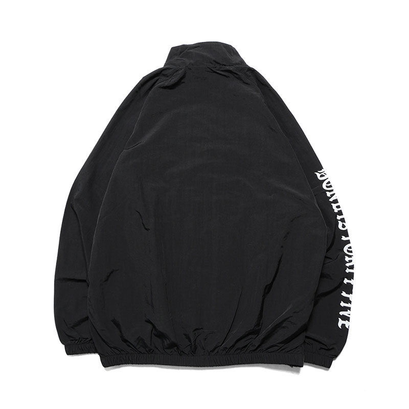 OLD ENGLISH NYLON JACKET -BLACK-
