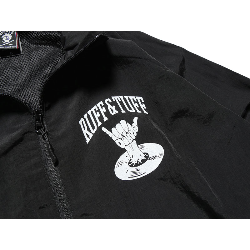 OLD ENGLISH NYLON JACKET -BLACK-