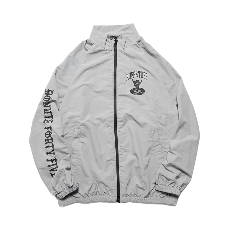 OLD ENGLISH NYLON JACKET -GREY-