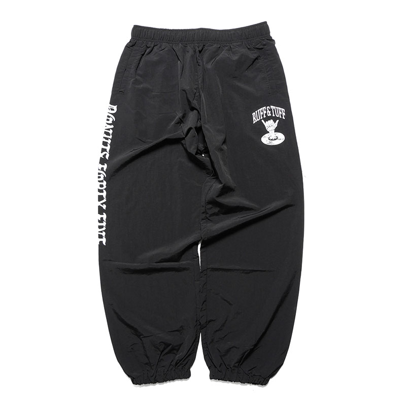 OLD ENGLISH NYLON PANTS -BLACK-