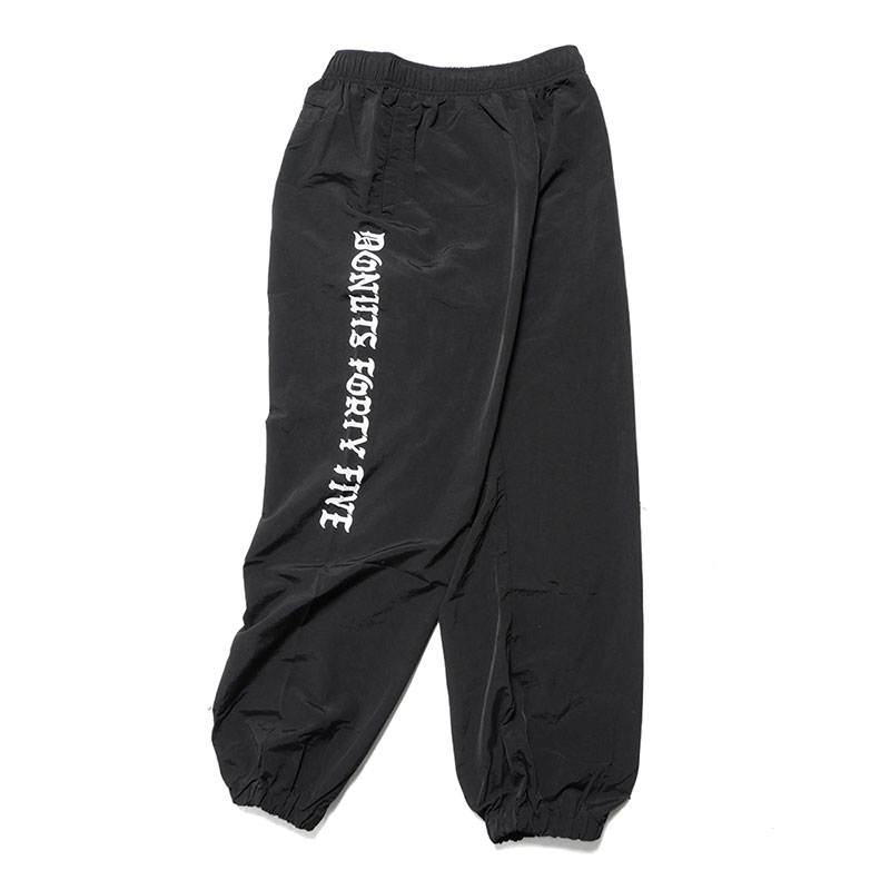 OLD ENGLISH NYLON PANTS -BLACK-