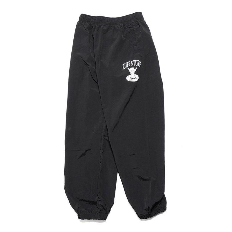 OLD ENGLISH NYLON PANTS -BLACK-