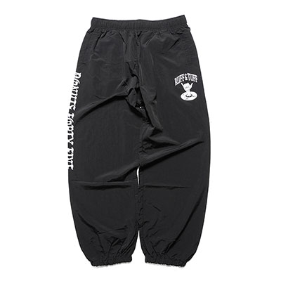 OLD ENGLISH NYLON PANTS -BLACK-