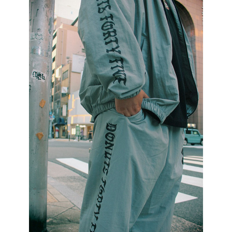 OLD ENGLISH NYLON PANTS -GREY-