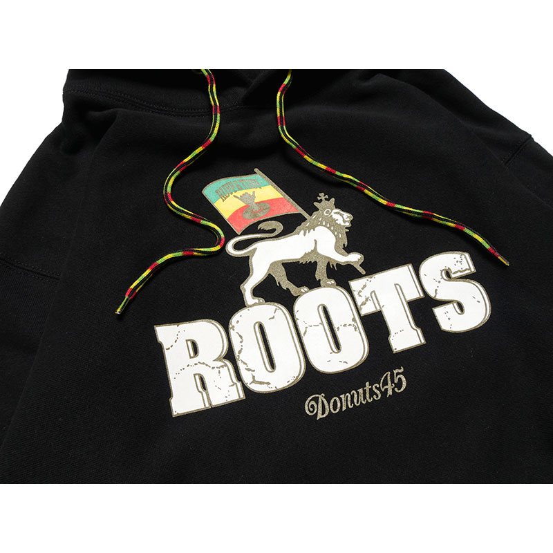 ROOTS LION HOODIE -BLACK-
