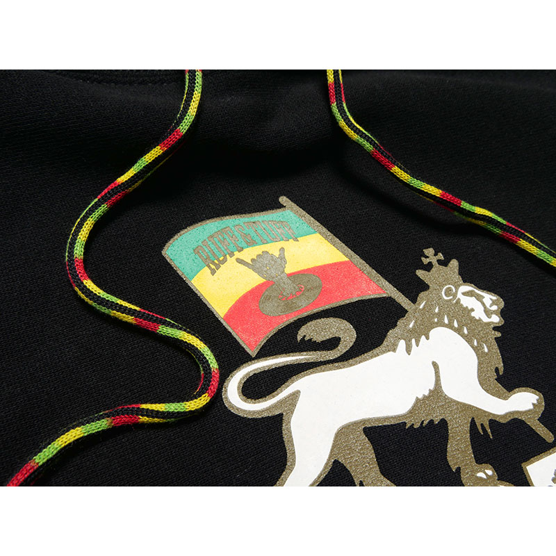 ROOTS LION HOODIE -BLACK-