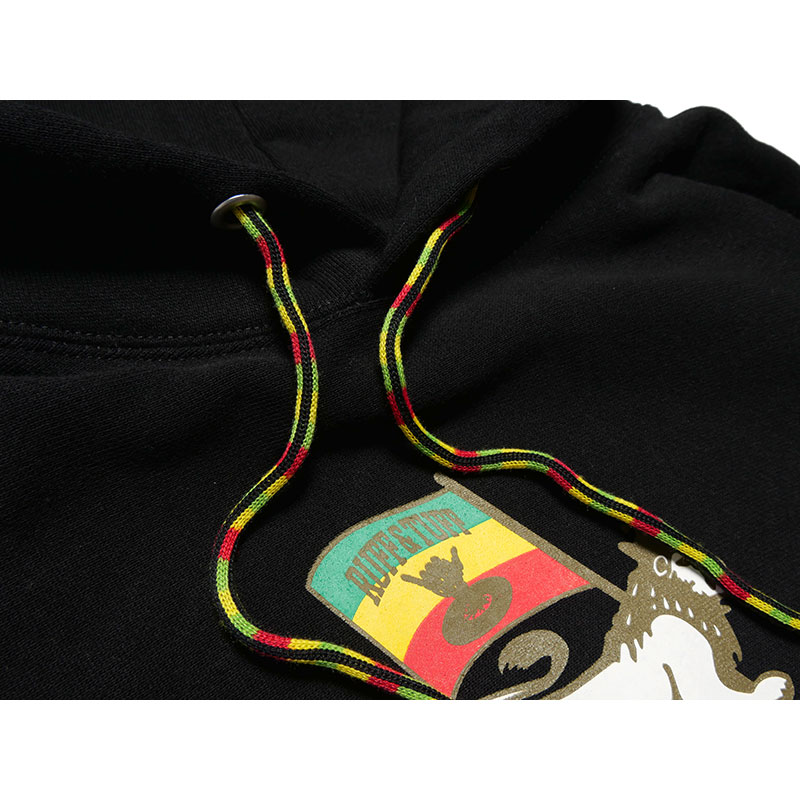 ROOTS LION HOODIE -BLACK-