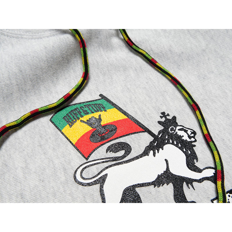ROOTS LION HOODIE -GREY-