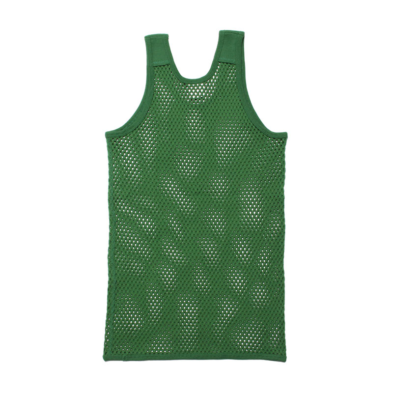 MESH TANK TOP -GREEN-