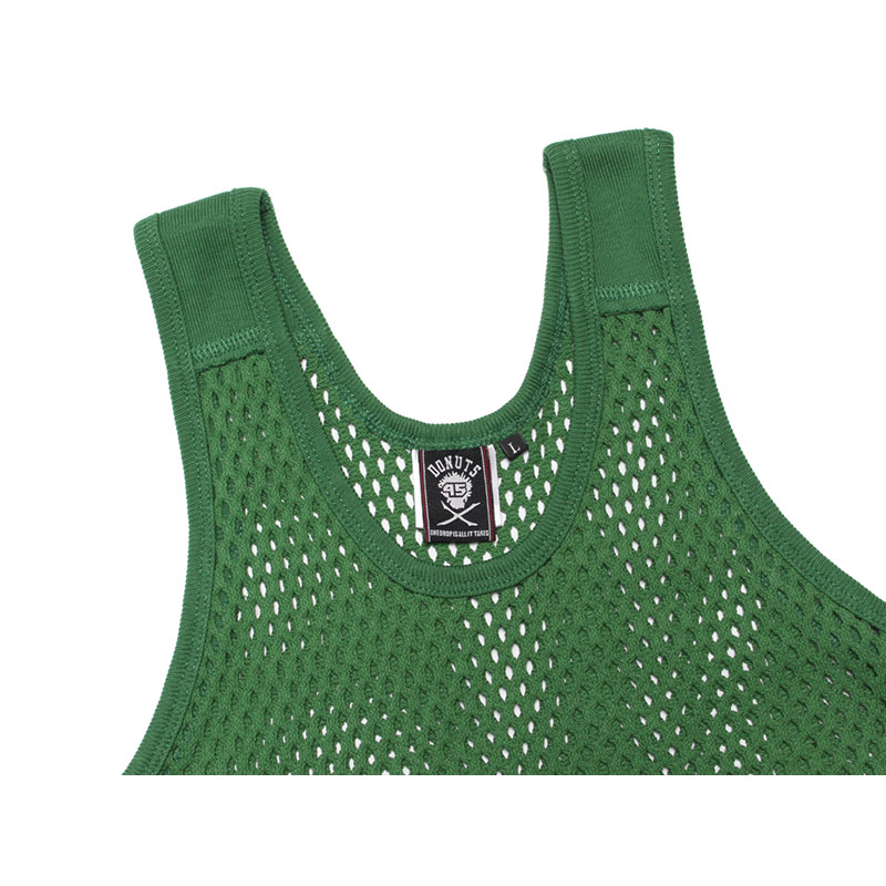 MESH TANK TOP -GREEN-