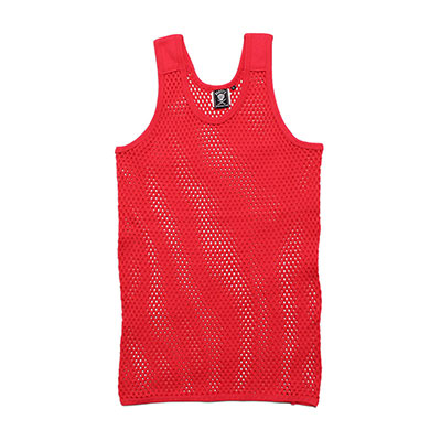 MESH TANK TOP -RED-