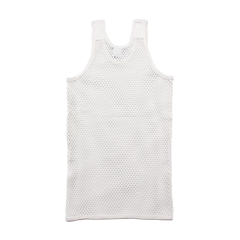 MESH TANK TOP -WHITE-