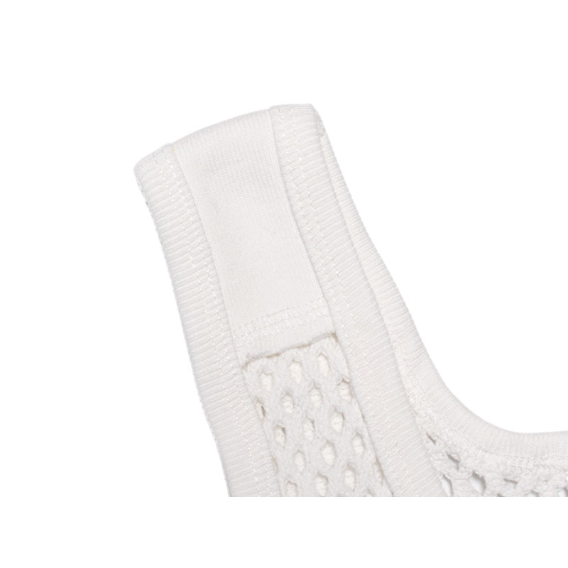 MESH TANK TOP -WHITE-