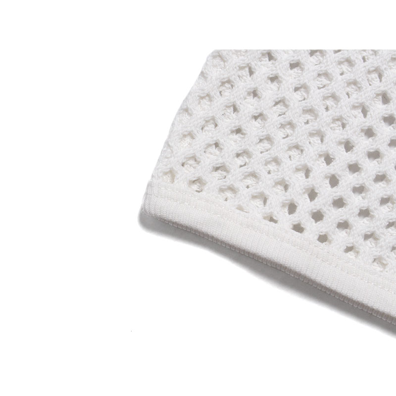MESH TANK TOP -WHITE-