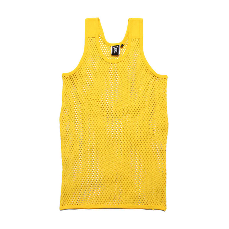 MESH TANK TOP -YELLOW-